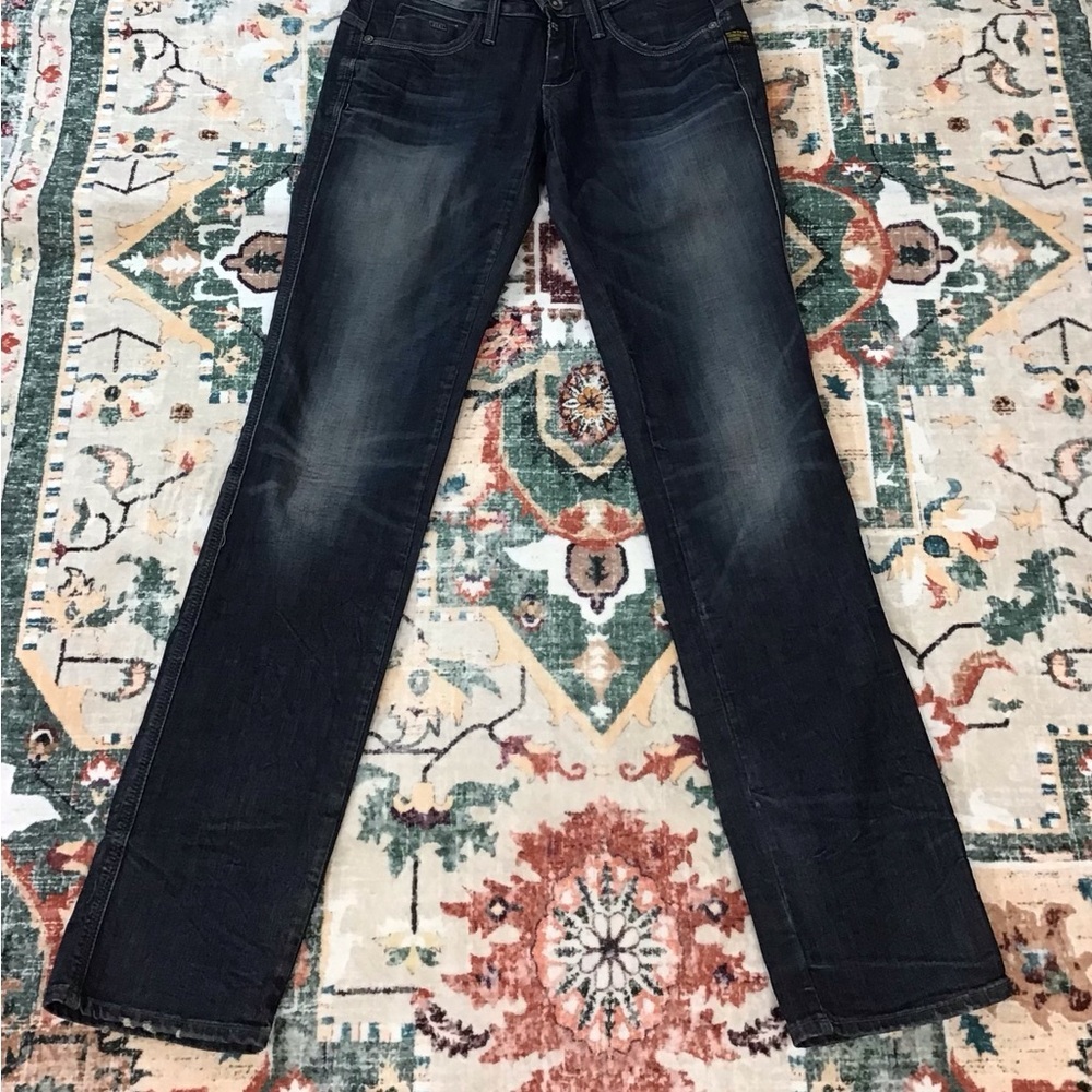 G-Star Women's Skinny Jeans in Dark Indigo Wash